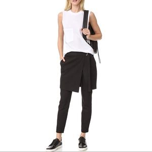 DKNY PURE WOOL-BLEND SKIRT PANT